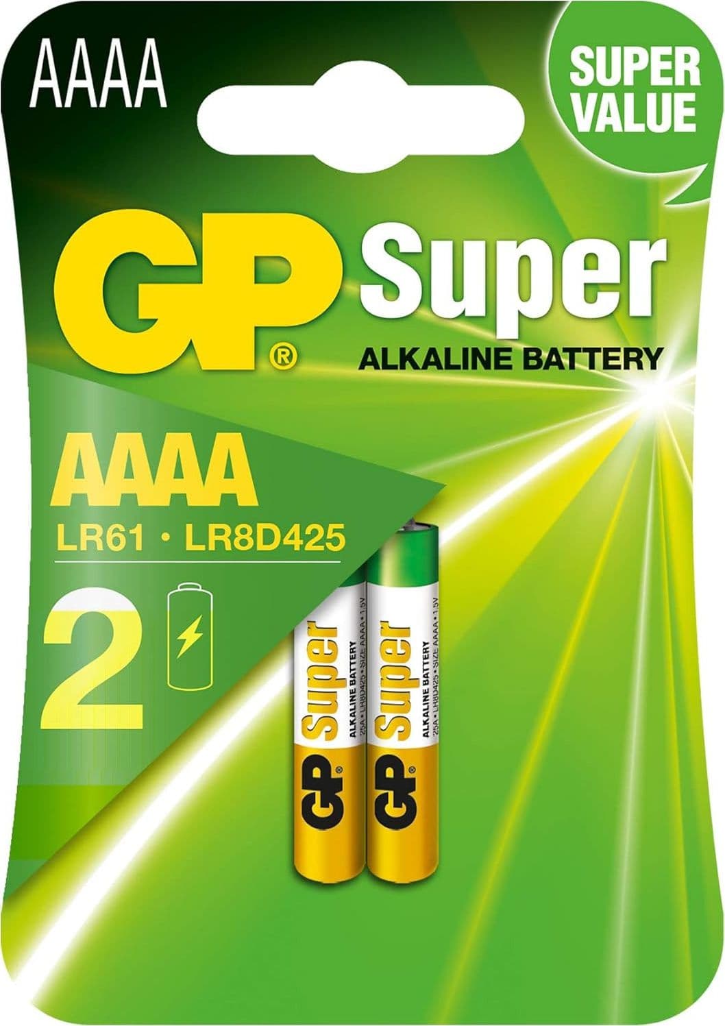 Blister 2 Batterie AAAA Micro Stilo GP Super - 4