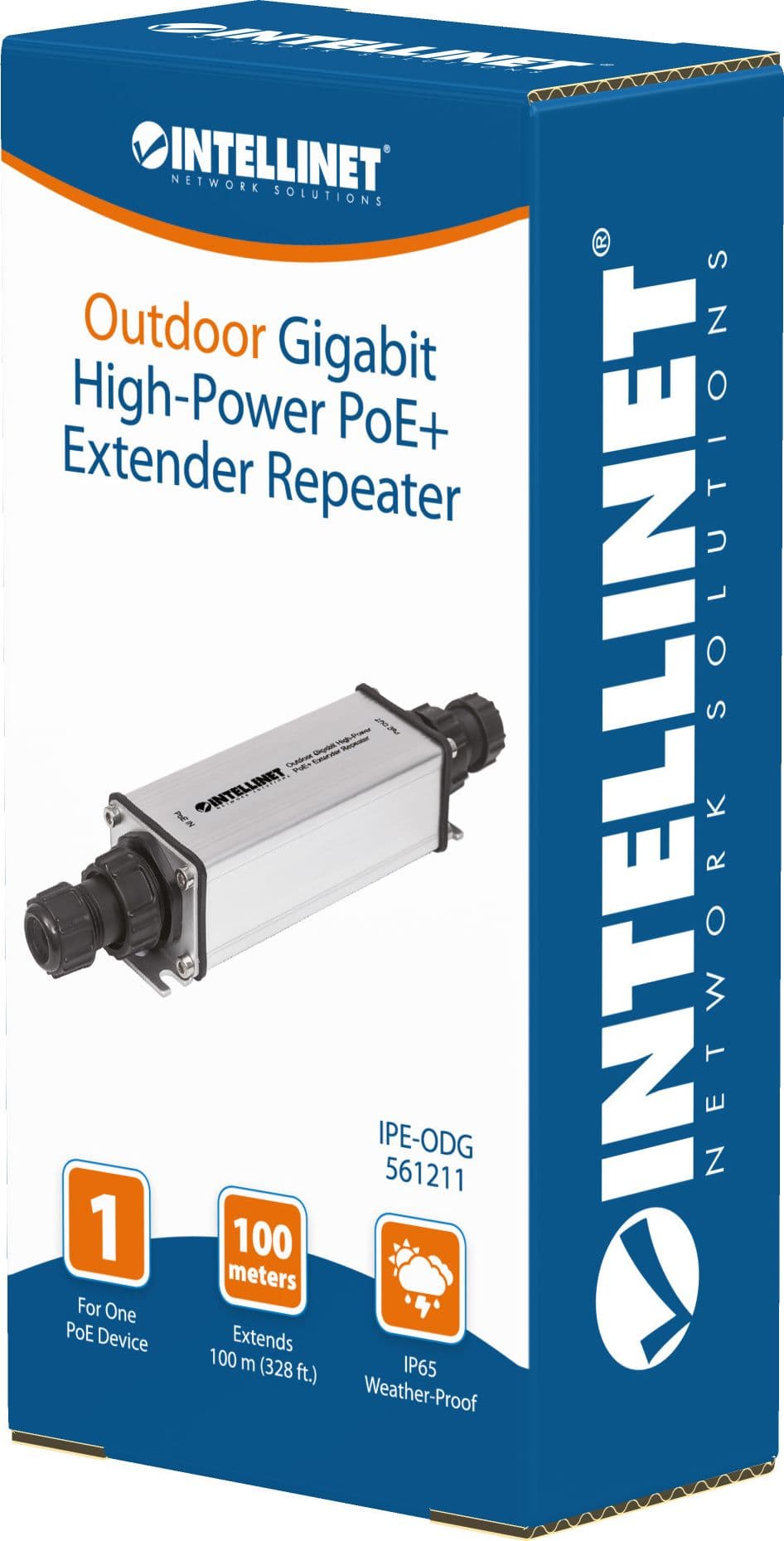 Extender Repeater PoE+ Gigabit High-Power per Esterno - 19