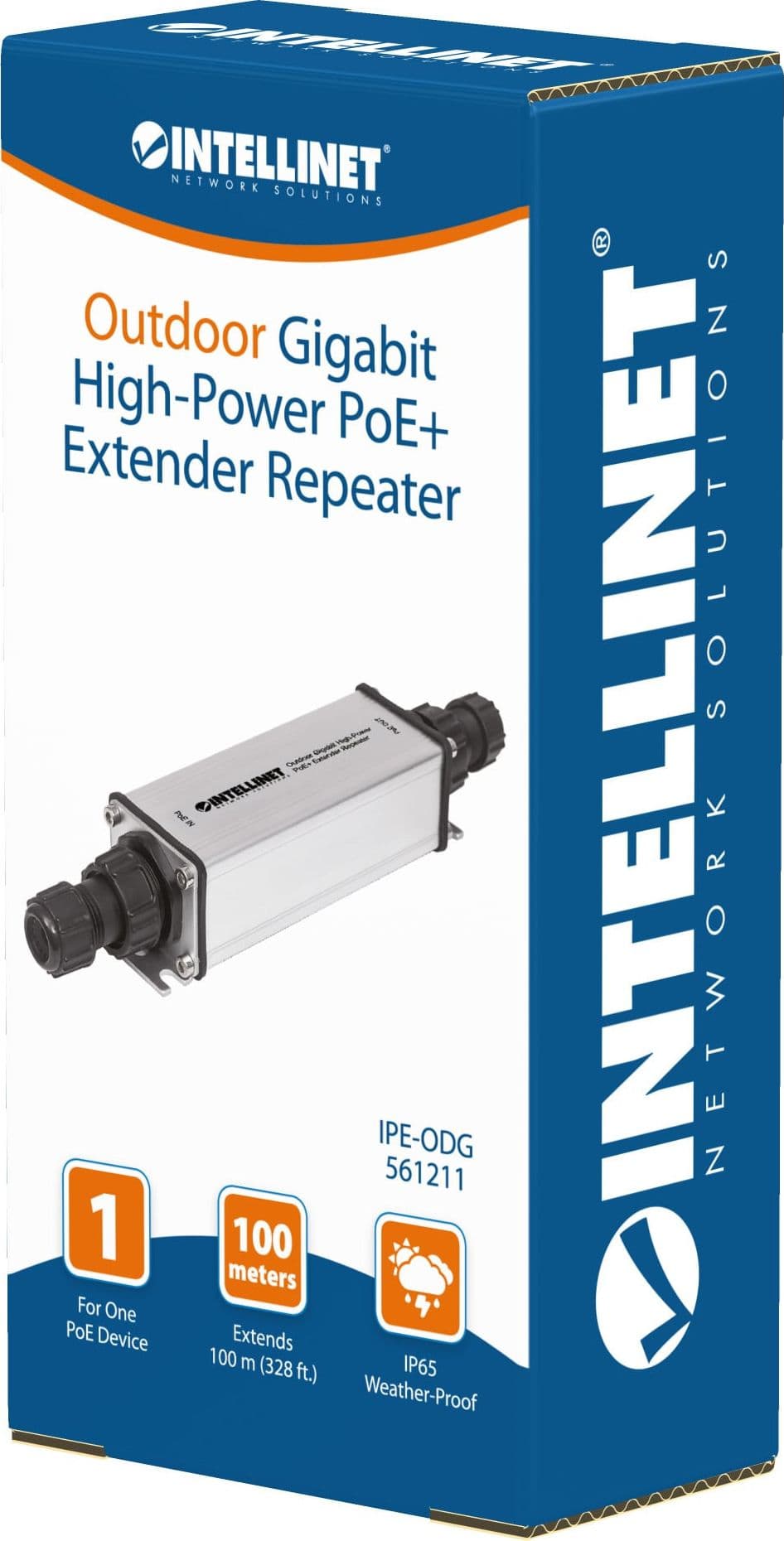 Extender Repeater PoE+ Gigabit High-Power per Esterno - 20