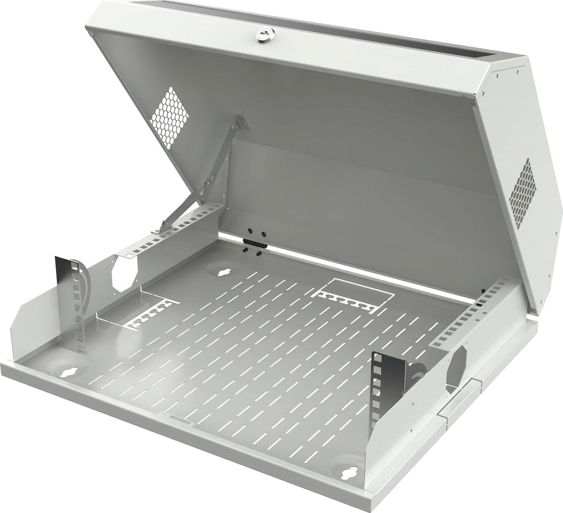 Armadio a muro 19'' Flat 9 Unit&agrave Grigio - 10