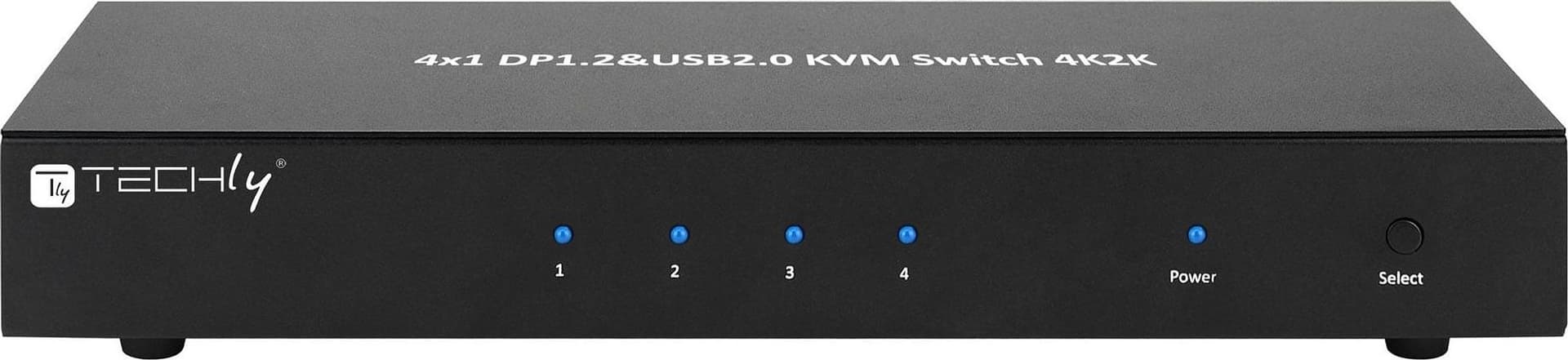 Switch KVM DisplayPort 1.2 e USB 2.0 4 porte con hub e audio - 12