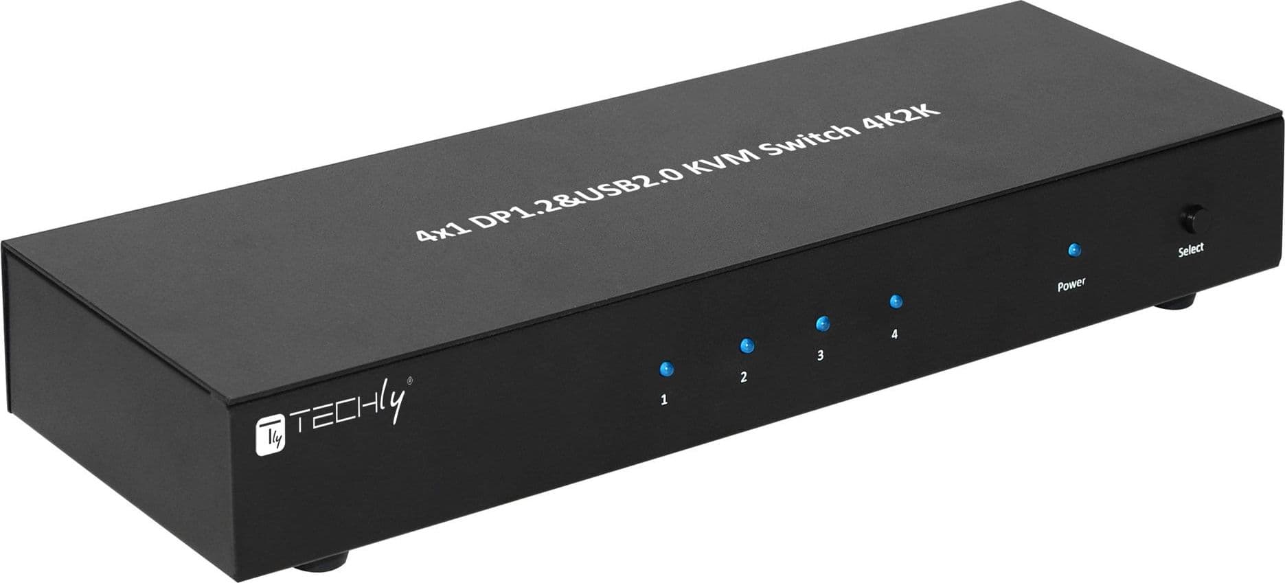 Switch KVM DisplayPort 1.2 e USB 2.0 4 porte con hub e audio - 14