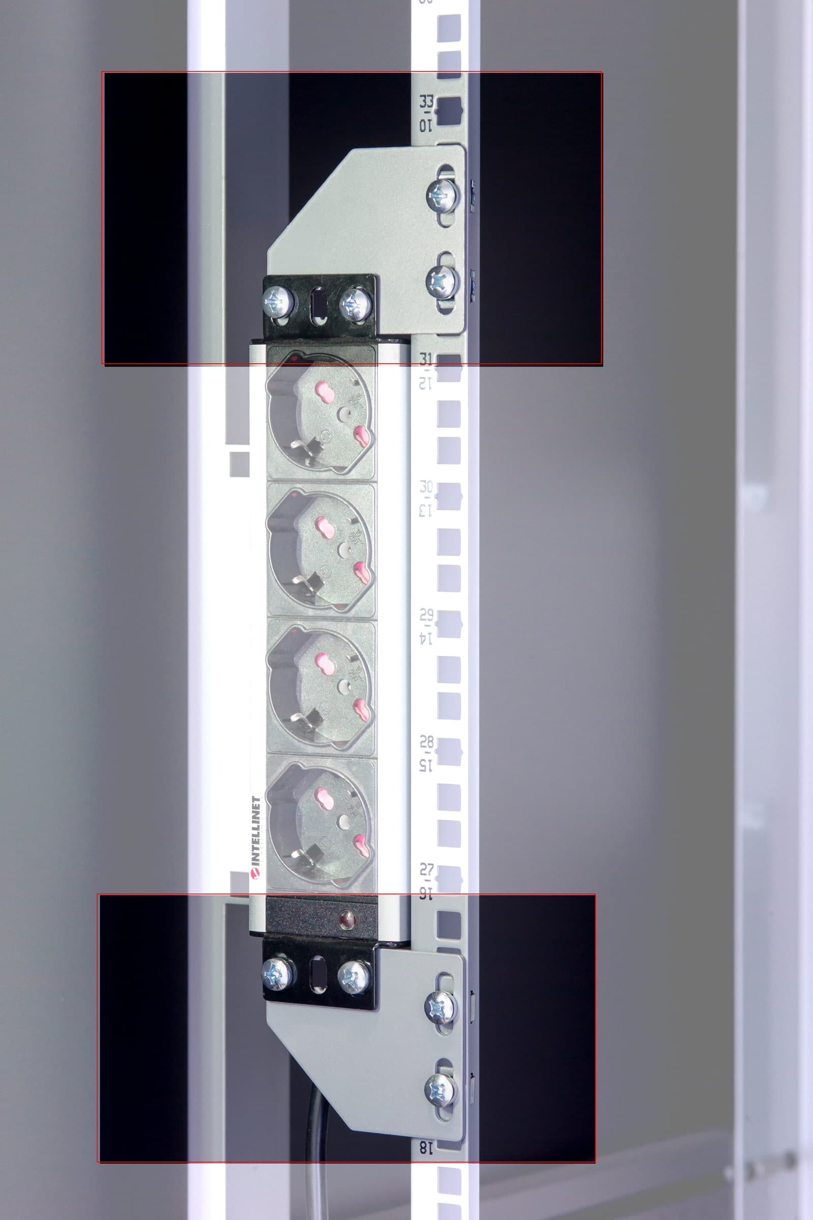 Staffe per Montaggio Verticale su Montanti Rack Silver - 6