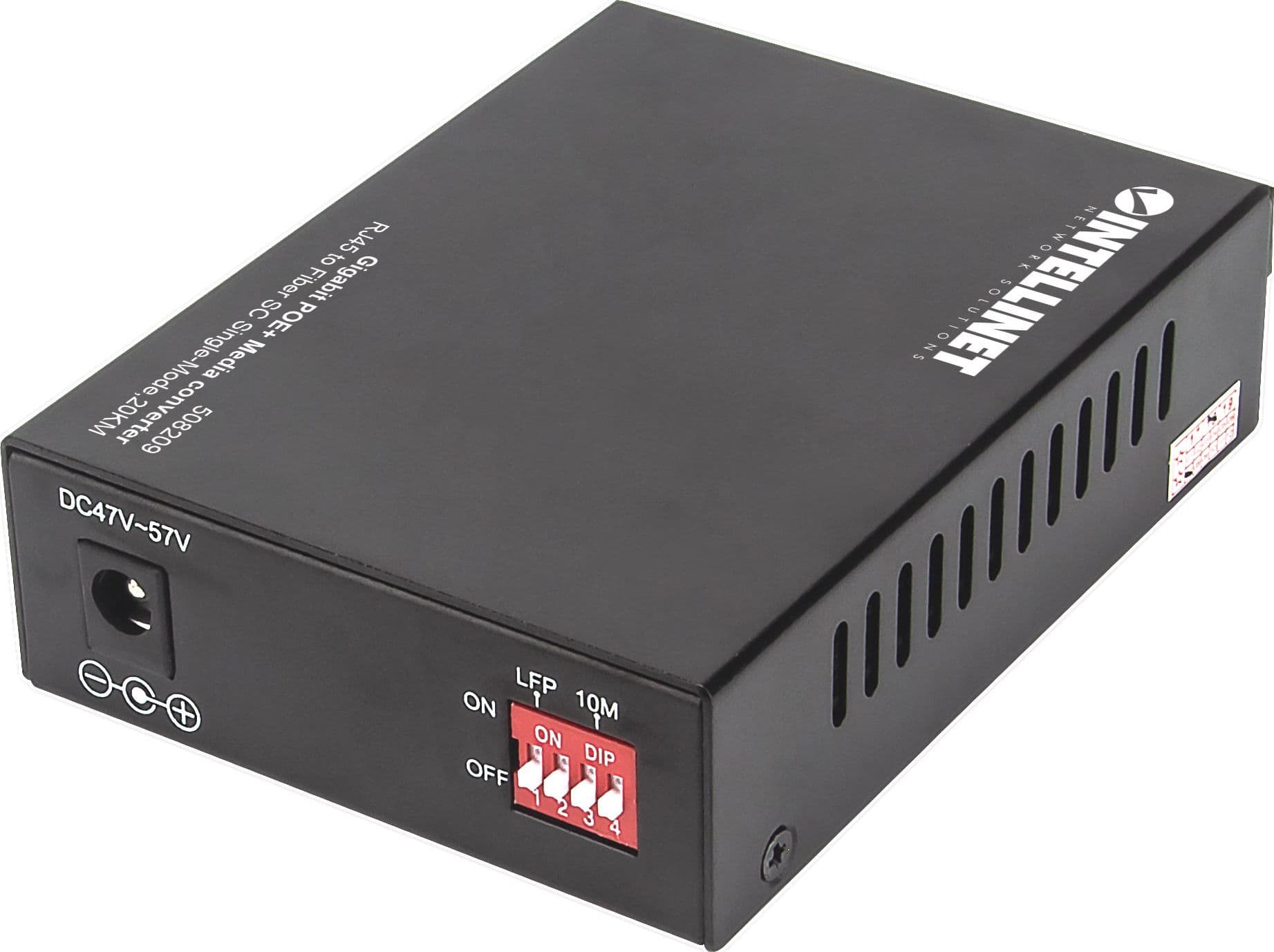 Media Converter Gigabit PoE+ - 10