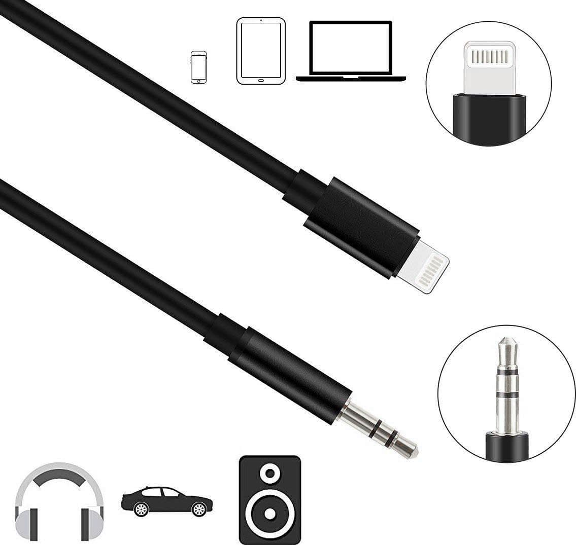 Cavo da Apple Lightning a Audio 3,5 mm M 1m Nero - 11