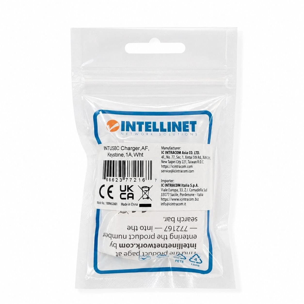 Presa USB con aggancio Keystone per Ricarica - 12