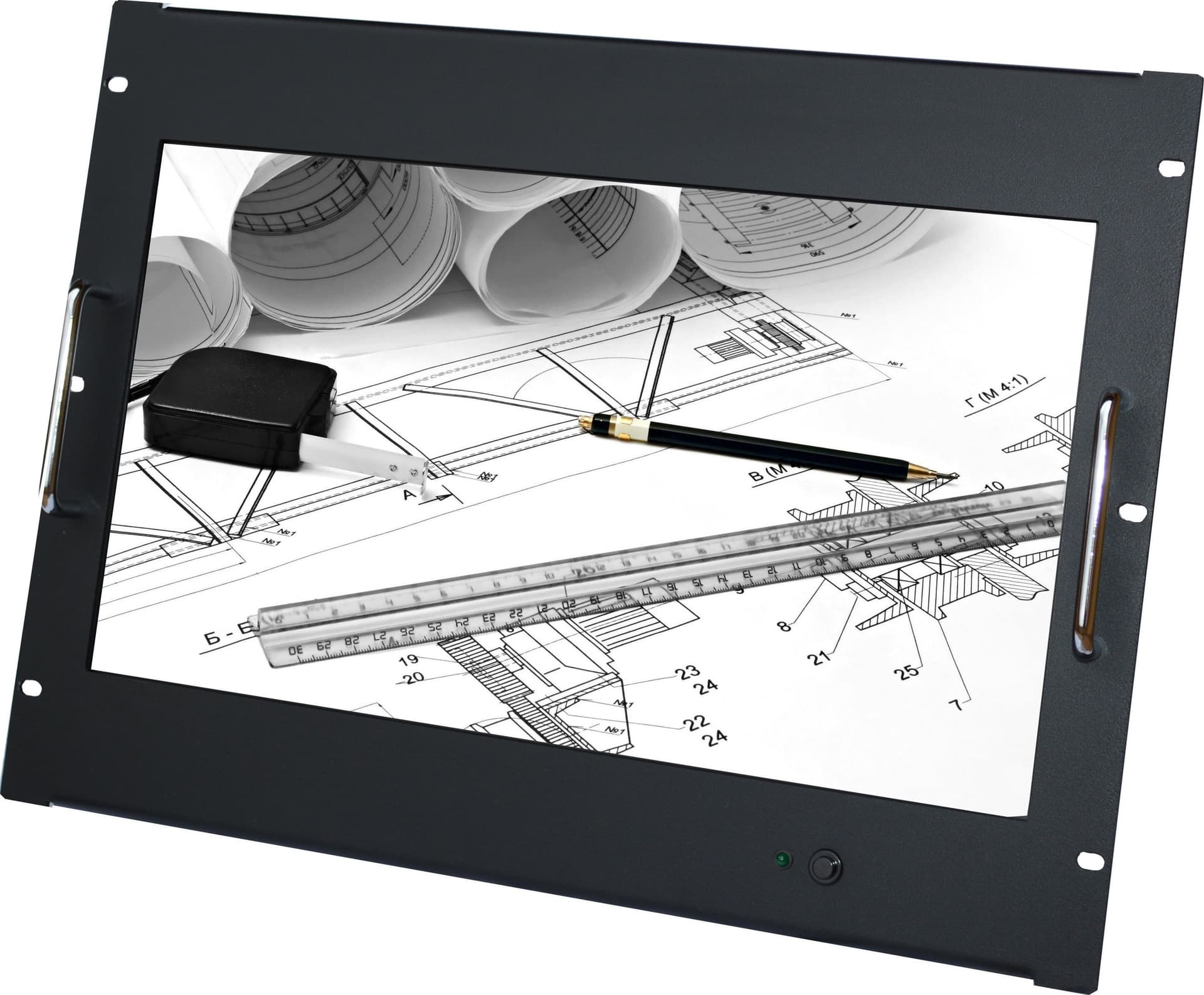 Monitor 8U per Armadio Rack 18,5'' Full HD Nero - 3
