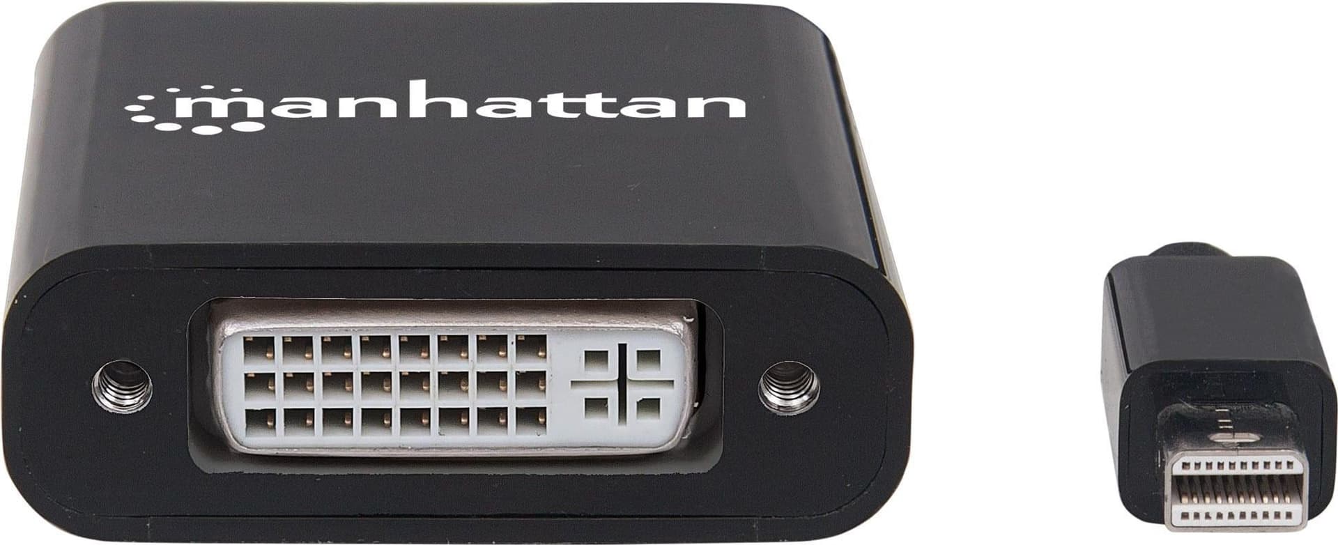 Convertitore Attivo MiniDP M a DVI F 15cm 4K Nero - 12
