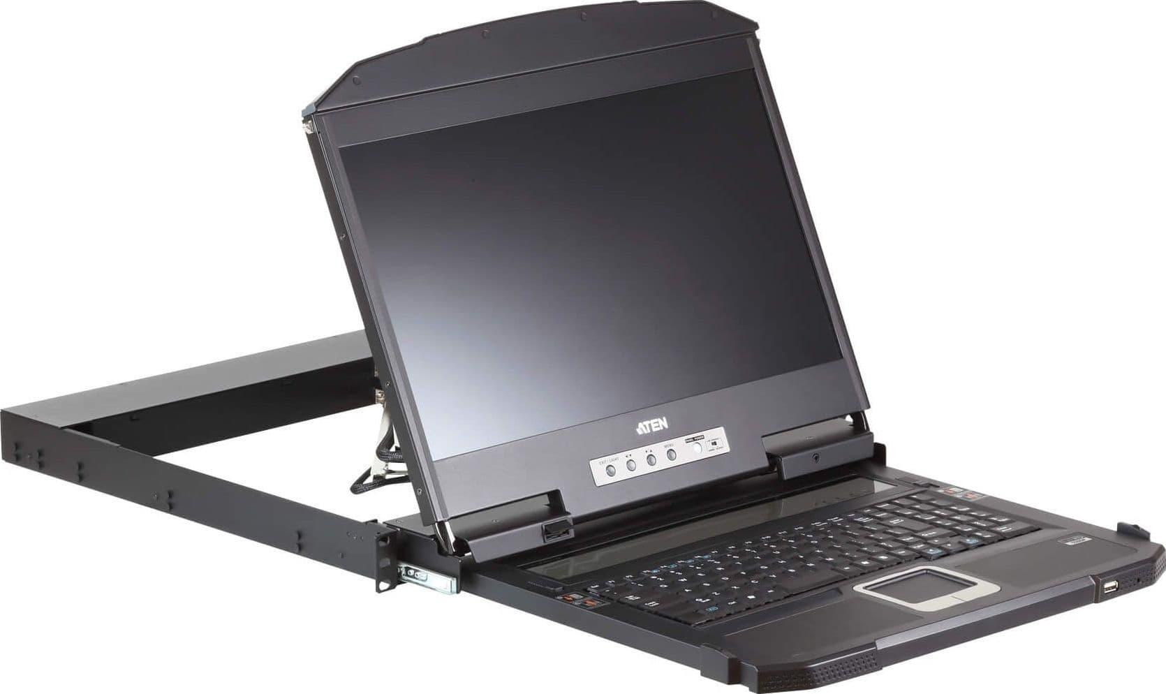 Console KVM USB HDMI DVI VGA con LCD da rack 19'', CL3800 - 14