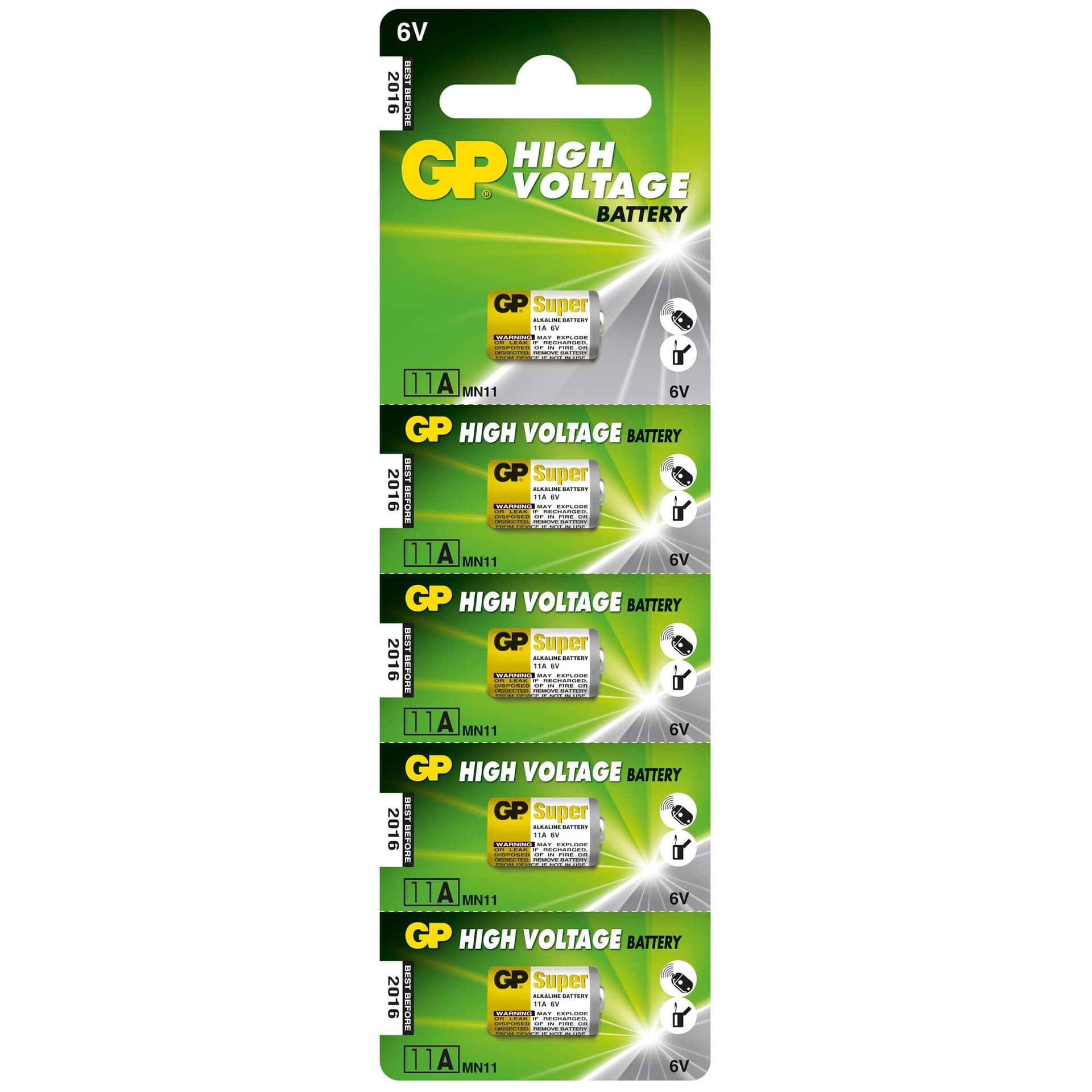 Blister 5 Batterie Alcaline Specialistiche 6V - 4