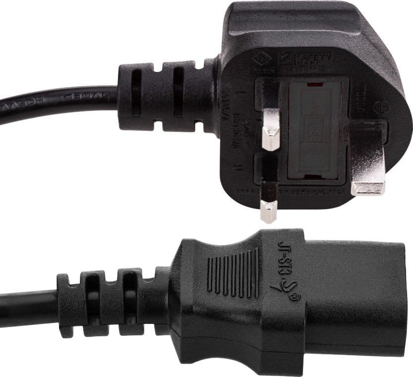 Cavo di Alimentazione Maschio UK a C13 (IEC 60320) - 9