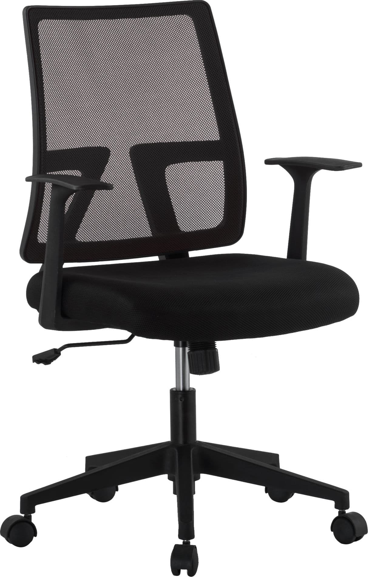 Sedia da Ufficio con Seduta Imbottita e Schienale in Tessuto High Tech - 5