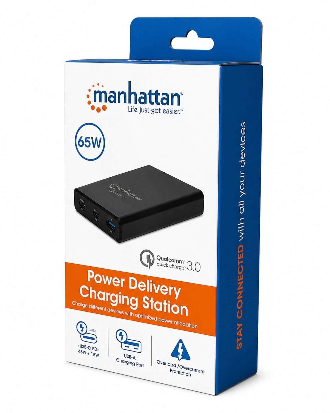 Stazione di ricarica USB-C&trade PD 65W Nero - 17