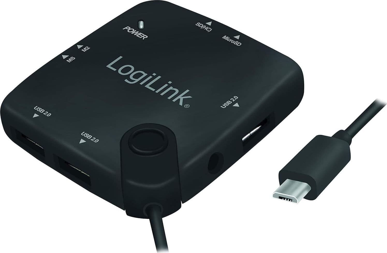 HUB Multifunzione On-The-Go Micro-USB e Lettore di Schede - 12