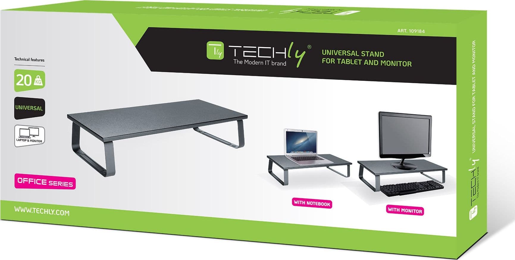 Stand Supporto di Rialzo per Monitor Laptop da Scrivania - 12
