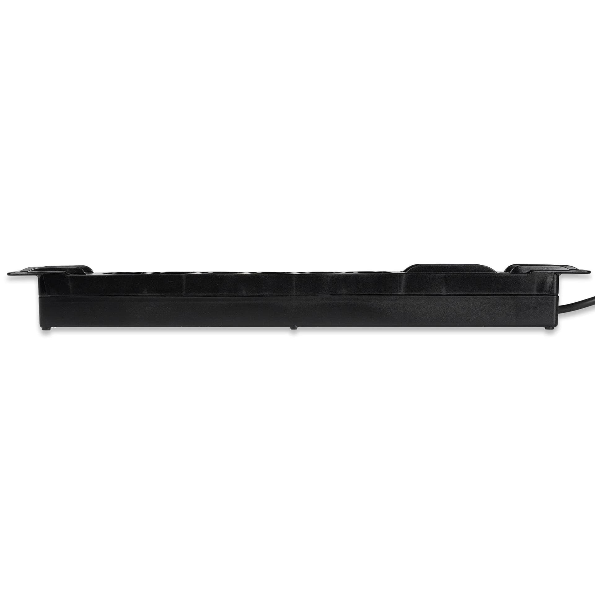 Multipresa 6 Posti da Rack 19'' Cavo 3 metri Spina Schuko Angolata 1U - 3