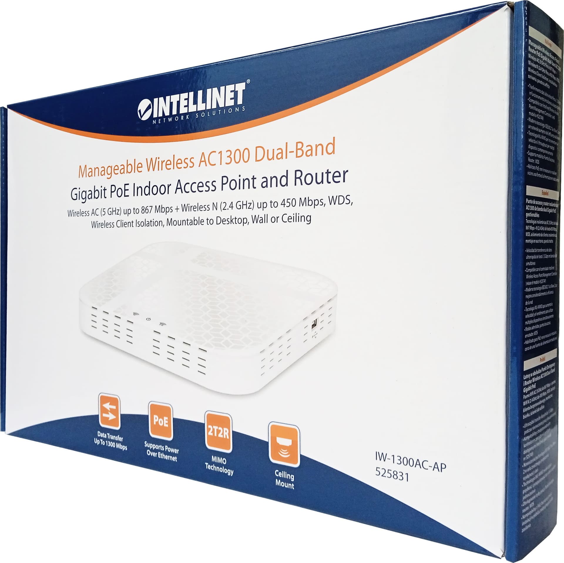 Wireless Access Point / Router PoE Gigabit dual-band AC1300 - 16