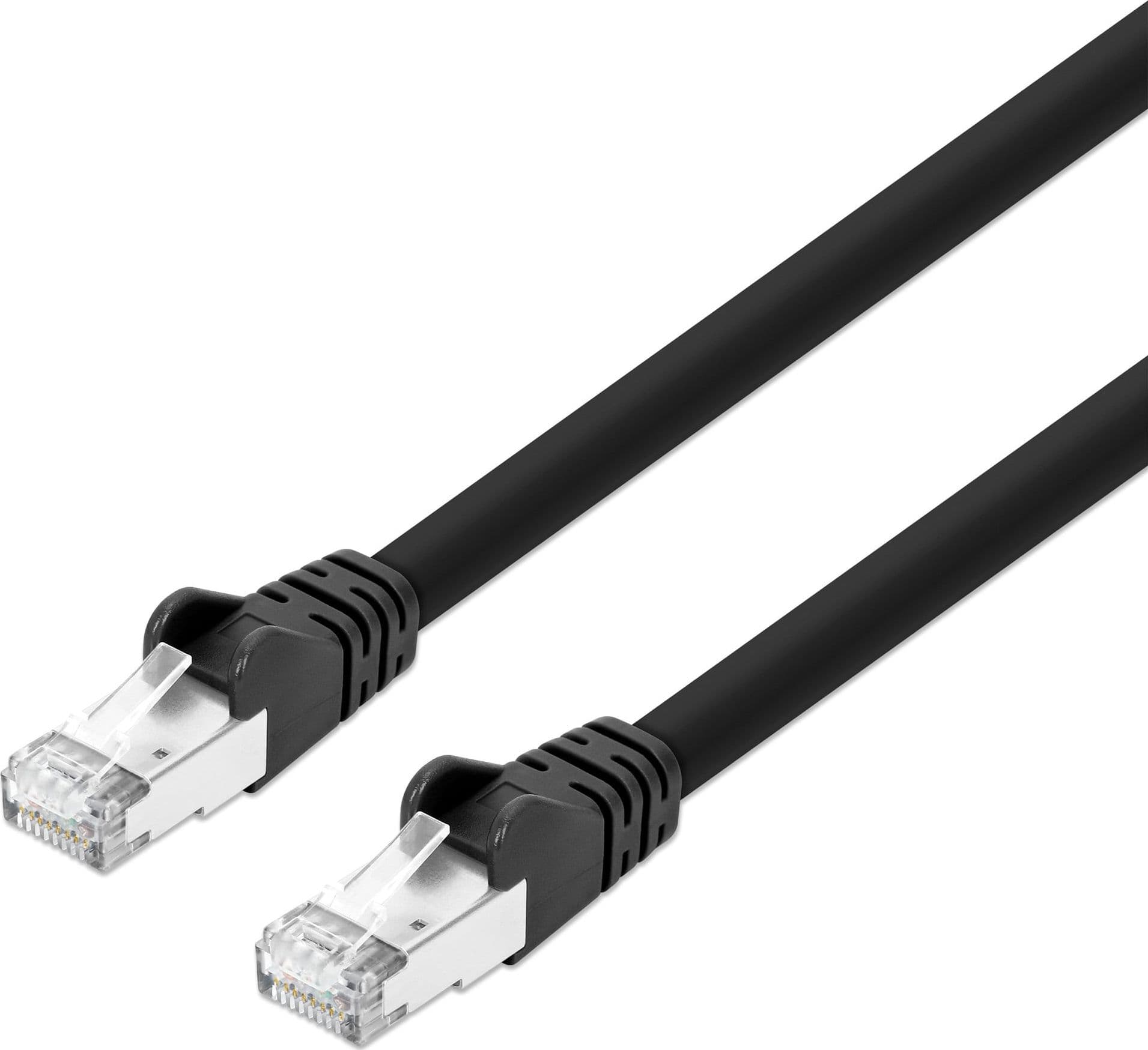 Cavo di rete Patch in rame Cat.8.1 SFTP LSZH 0,2m Nero - 18