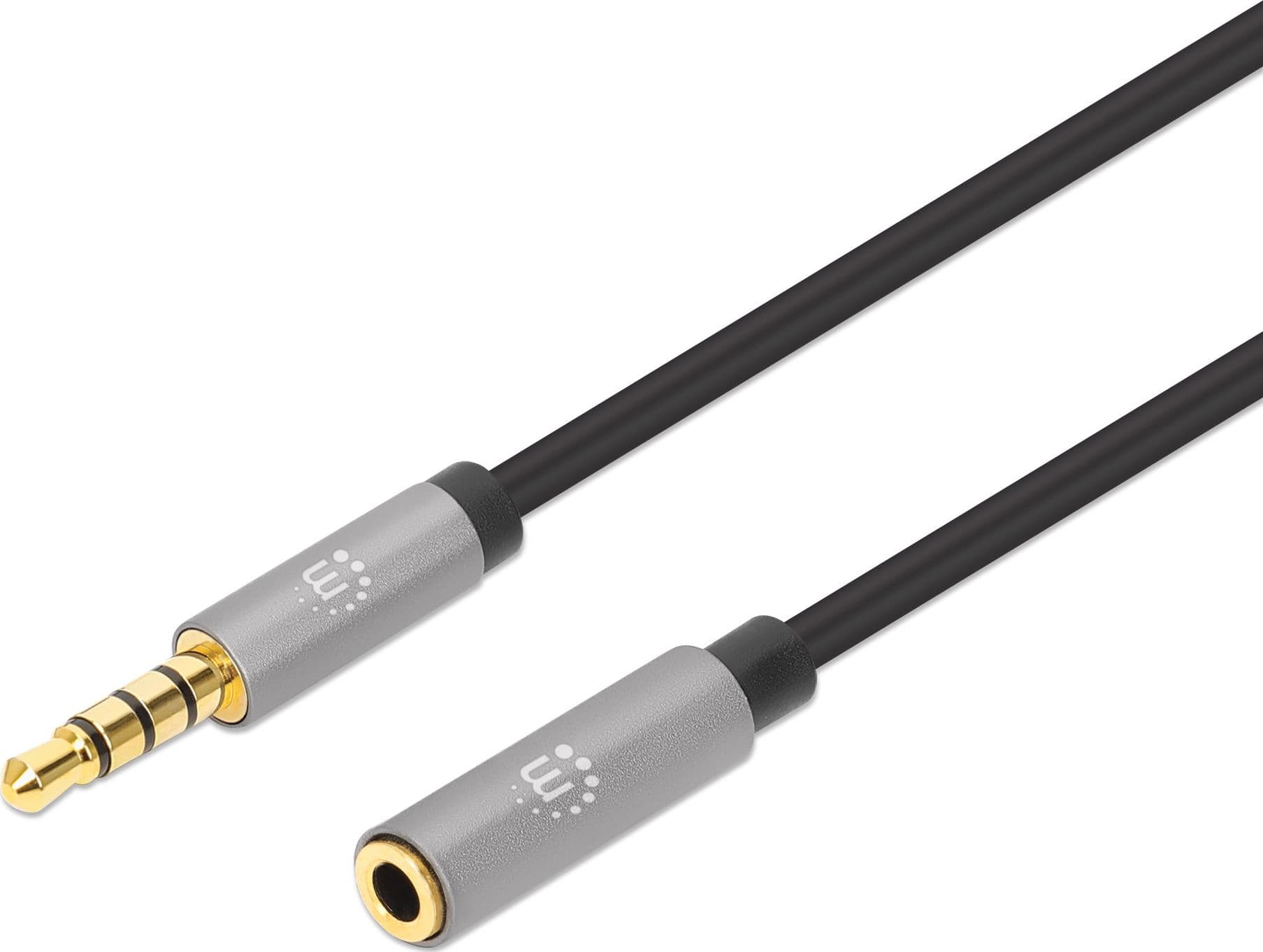 Cavo Audio Stereo AUX 3.5mm Alta Qualit&agrave M/F 2m - 5