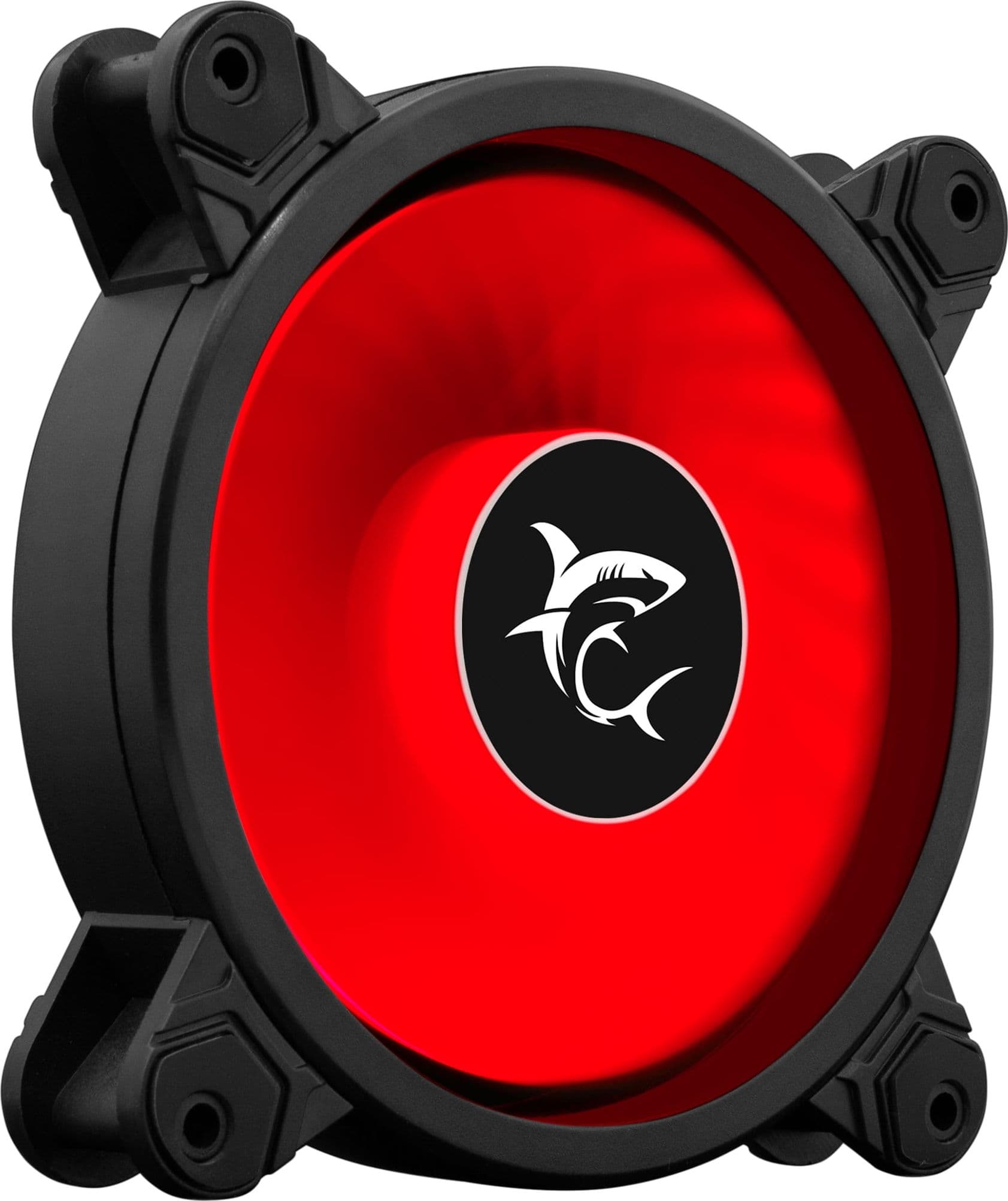Ventola di Raffreddamento 4pin LED Rosso 120 mm 25dBA Fan PC Gaming - 7