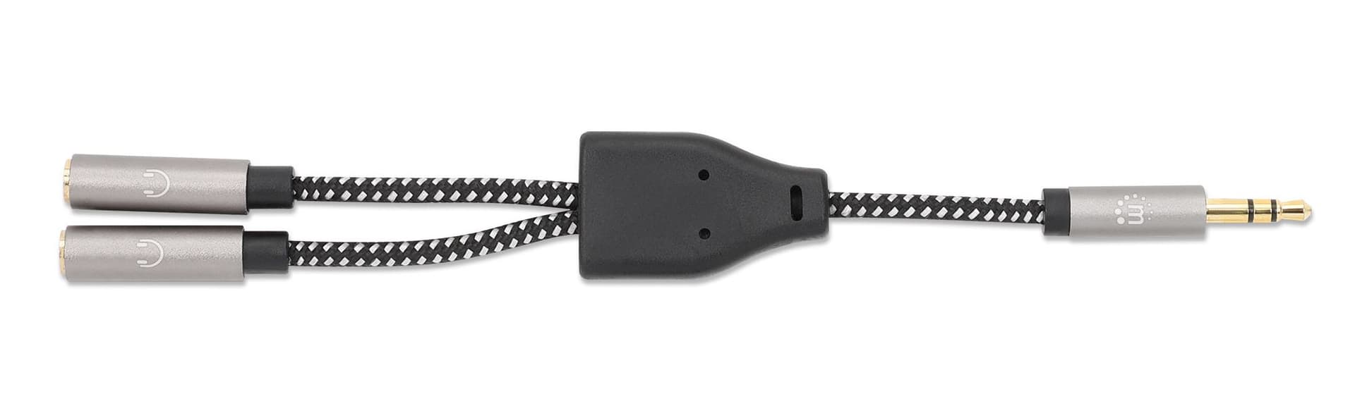 Cavo Adattatore Sdoppiatore Audio per Cuffie Stereo AUX 15 cm - 10