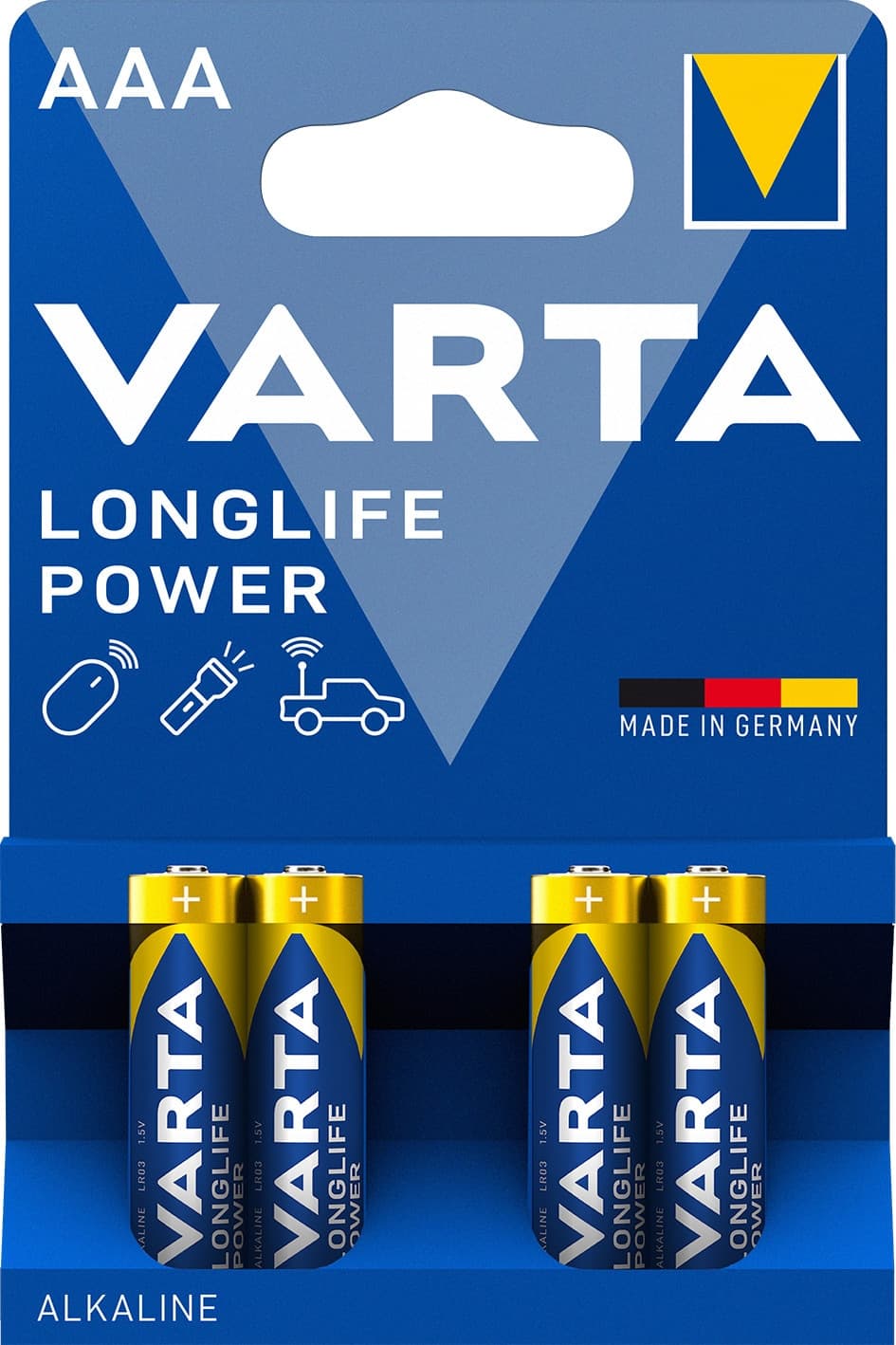 Blister 4 Batterie 1.5V Longlife Power Alcalina Ministilo AAA - 7