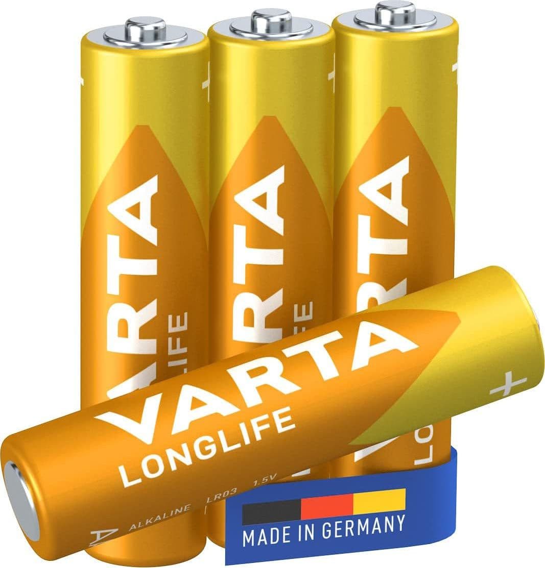 Blister 4 Batterie 1.5V Longlife Alcalina Ministilo AAA - 5
