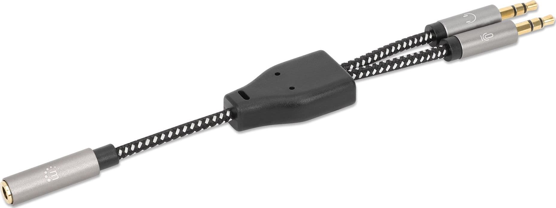 Cavo Adattatore per Cuffie con Splitter Audio Stereo AUX - 14