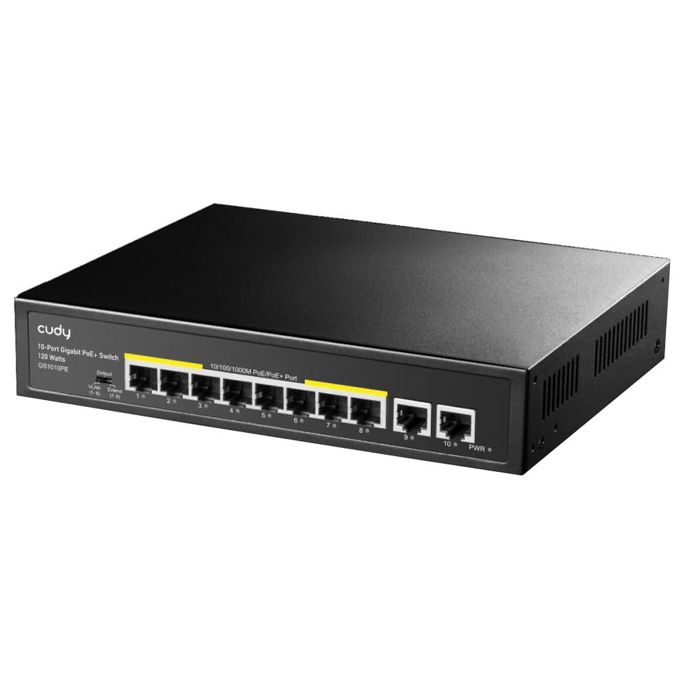 Switch Gigabit PoE+ 10 Porte, GS1010PE - 5