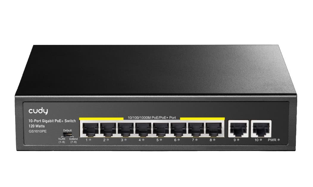 Switch Gigabit PoE+ 10 Porte, GS1010PE - 7