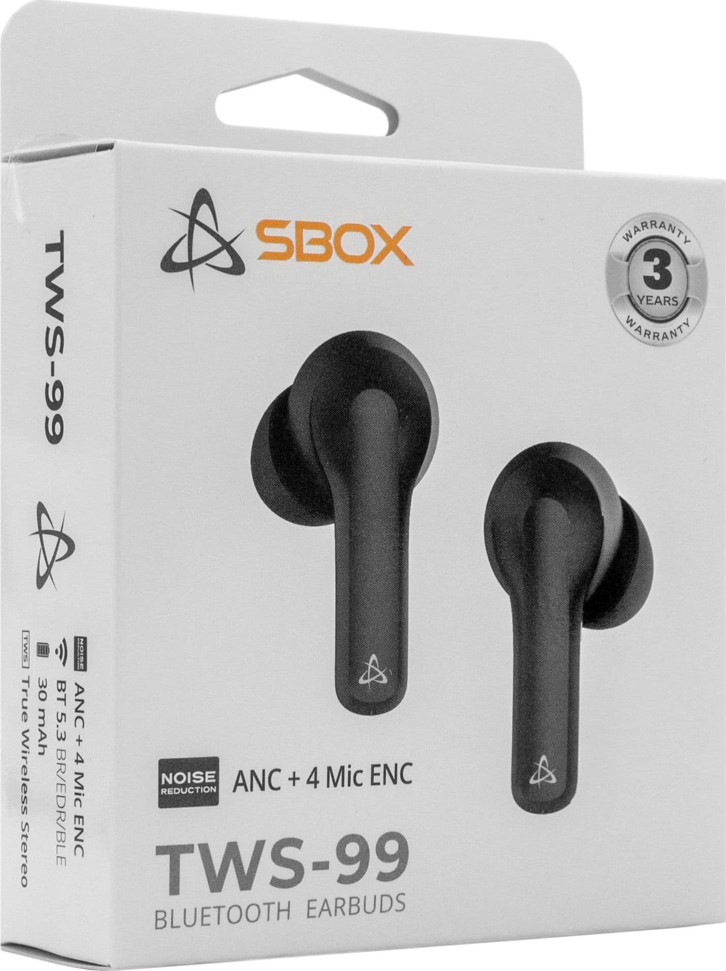 Auricolari Wireless BT v5.3 Cancellazione del Rumore con Custodia di Ricarica 2 in 1 Nero - 11