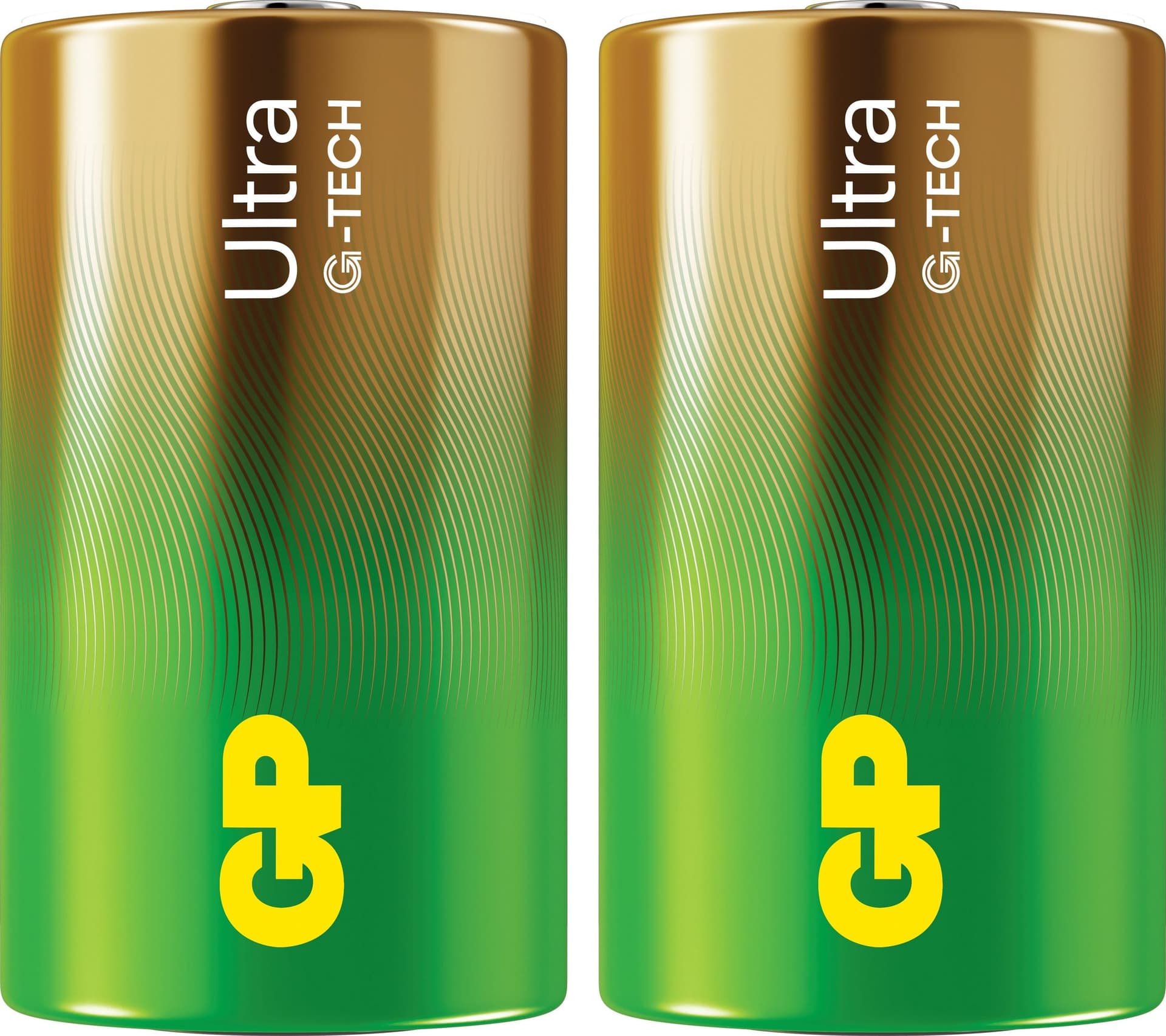 Confezione 2 Batterie GP Ultra Alcalina Torcia D 13AU/LR20 - 12