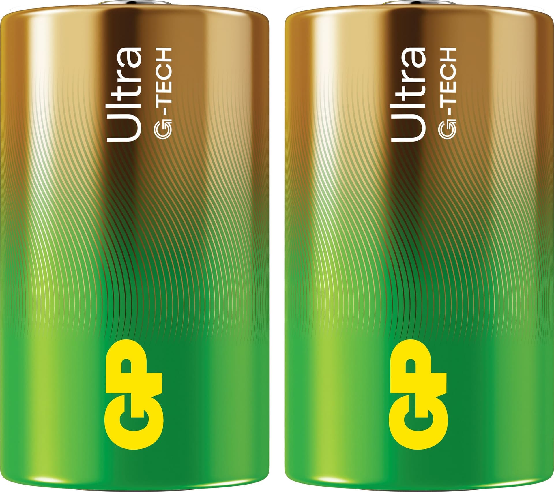 Confezione 2 Batterie GP Ultra Alcalina Torcia D 13AU/LR20 - 6
