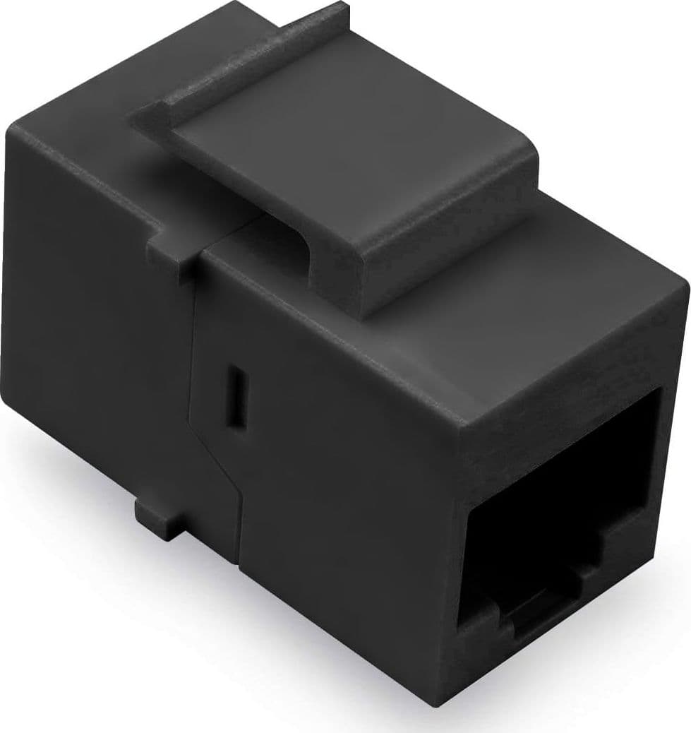 Accoppiatore Keystone RJ45 F/F Cat.5E UTP Nero - 14