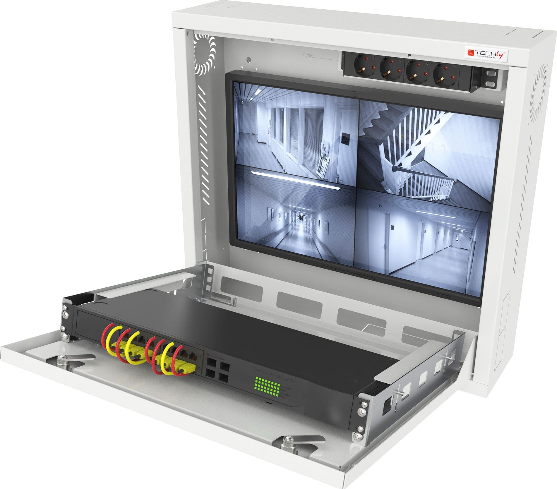 Box di Sicurezza per DVR e Sistemi di Videosorveglianza Bianco - 7