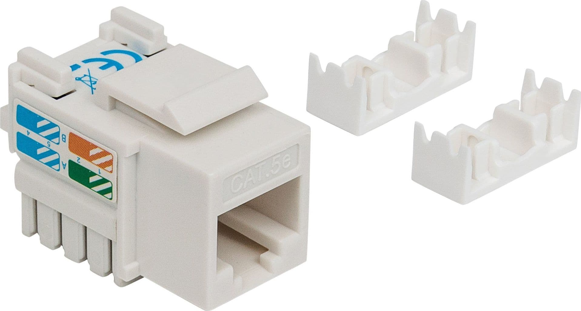 Frutto Keystone RJ45 Cat.5E UTP IDC 90&deg Bianco - 16