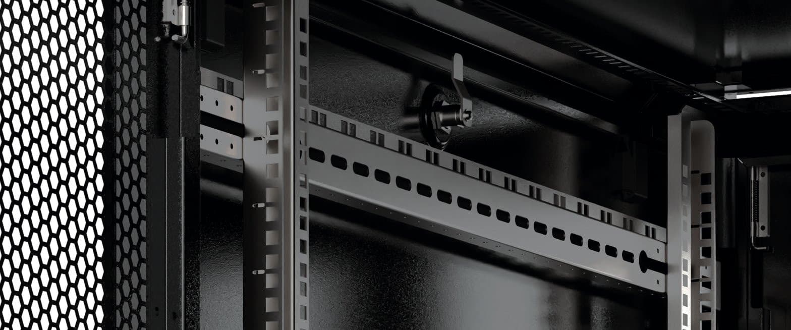 Armadio Server Rack 19'' 800x1000 32 Unit&agrave Nero serie Evolution - 9