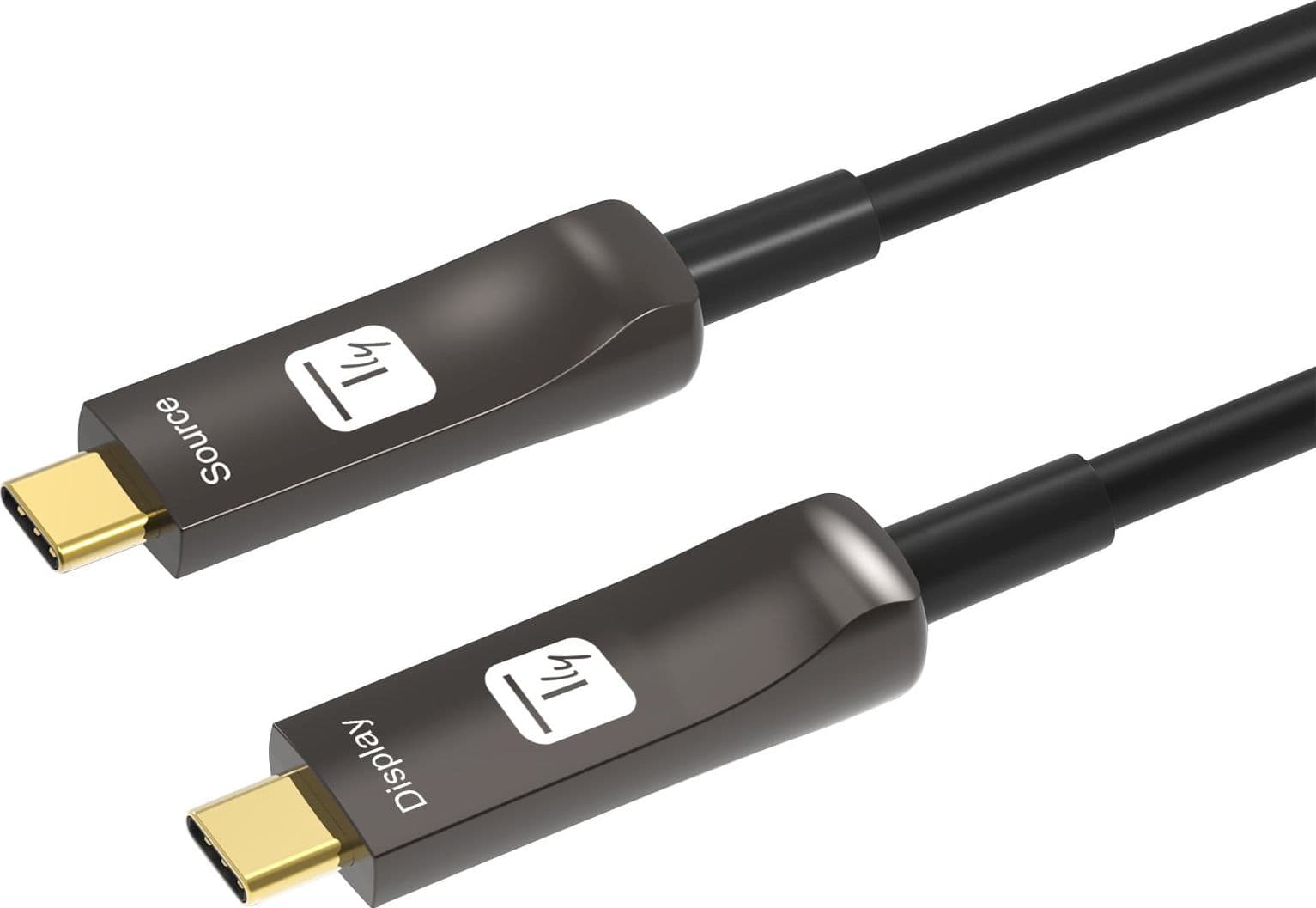 Cavo Audio/Video Ottico Attivo USB-C&trade M/M AOC Fibra Ottica 4K 20m - 14