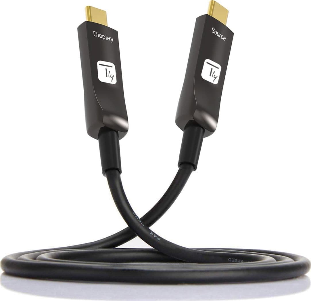 Cavo Audio/Video Ottico Attivo USB-C&trade M/M AOC Fibra Ottica 4K 20m - 16