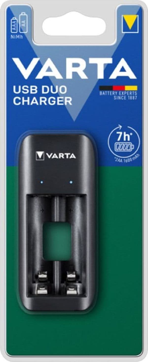 Caricabatterie Universale 2 AA/AAA/USB Duo Charger - 9