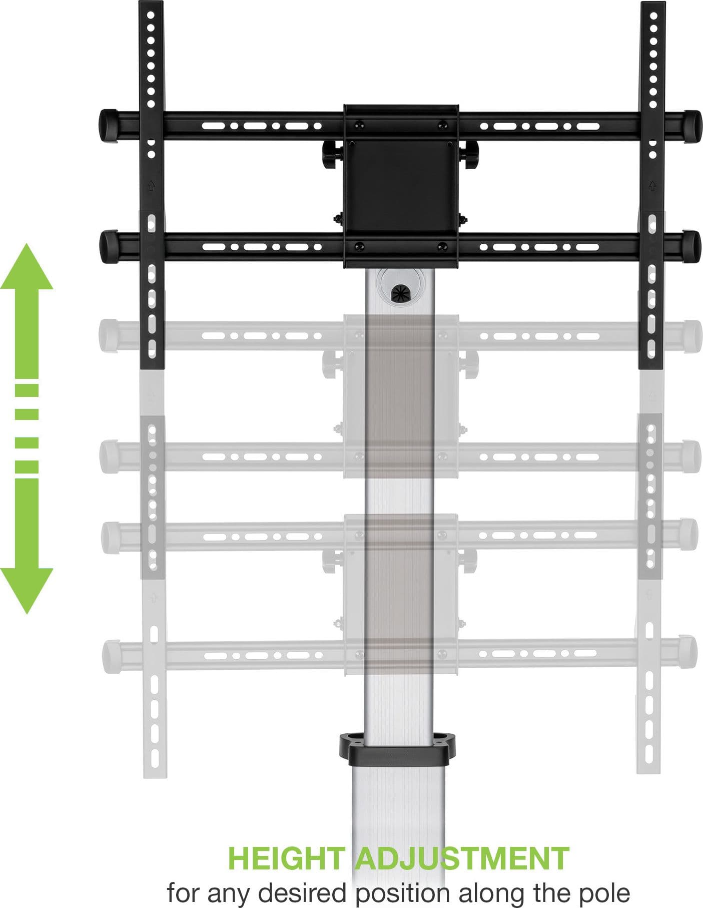 Supporto a Pavimento con Mensola Trolley TV LCD/LED 37-86'' - 15