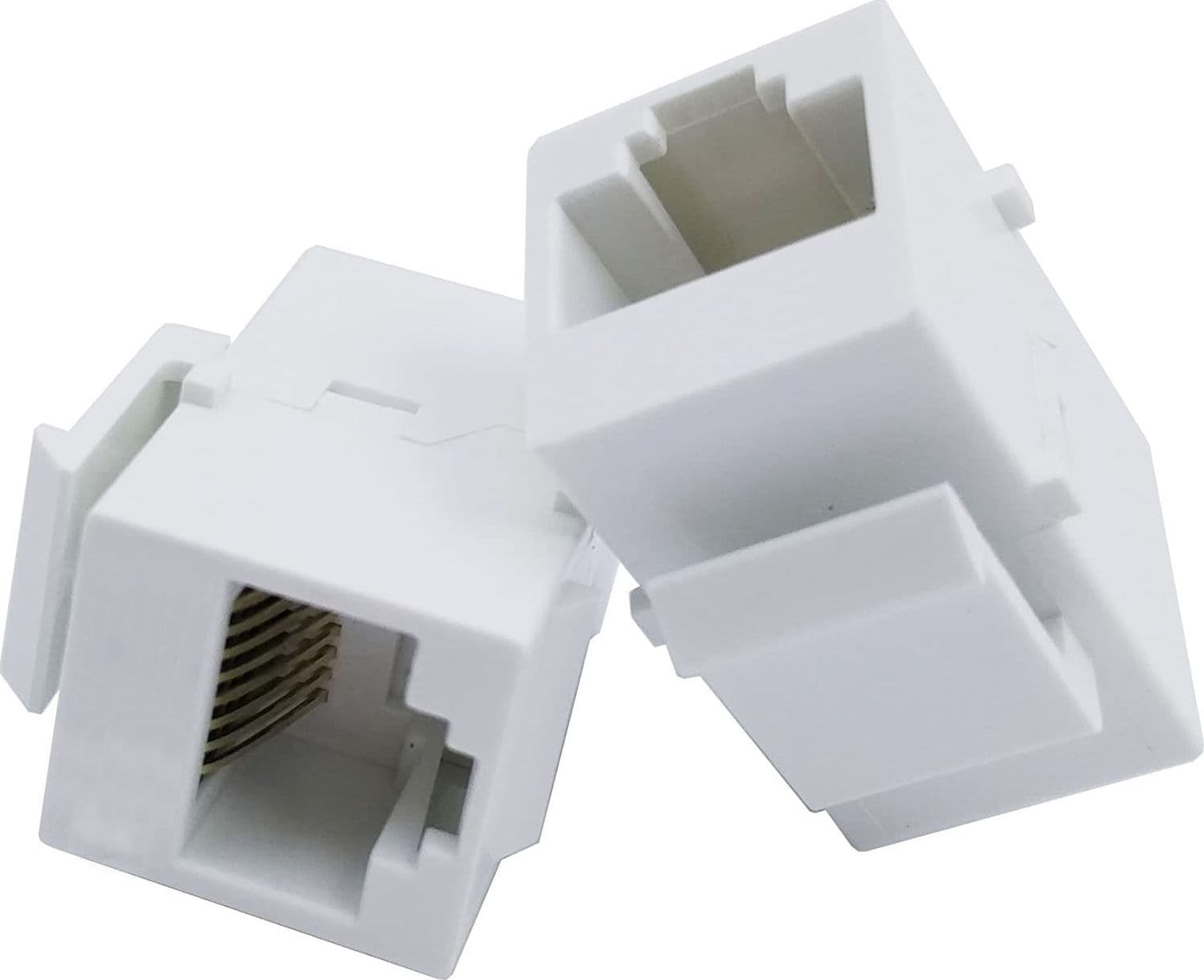 Accoppiatore Keystone RJ45 F/F Cat.5E UTP Bianco - 11