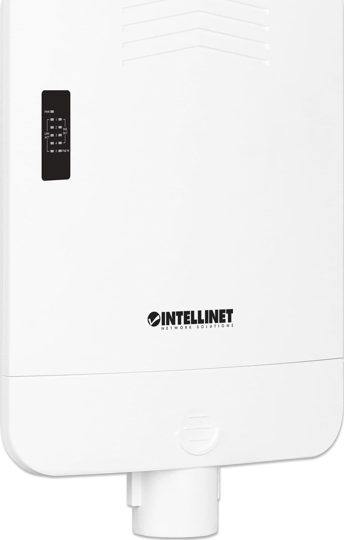 Switch Gigabit 5 porte PoE Passante / Extender 4 porte PoE+ per Esterno - 15