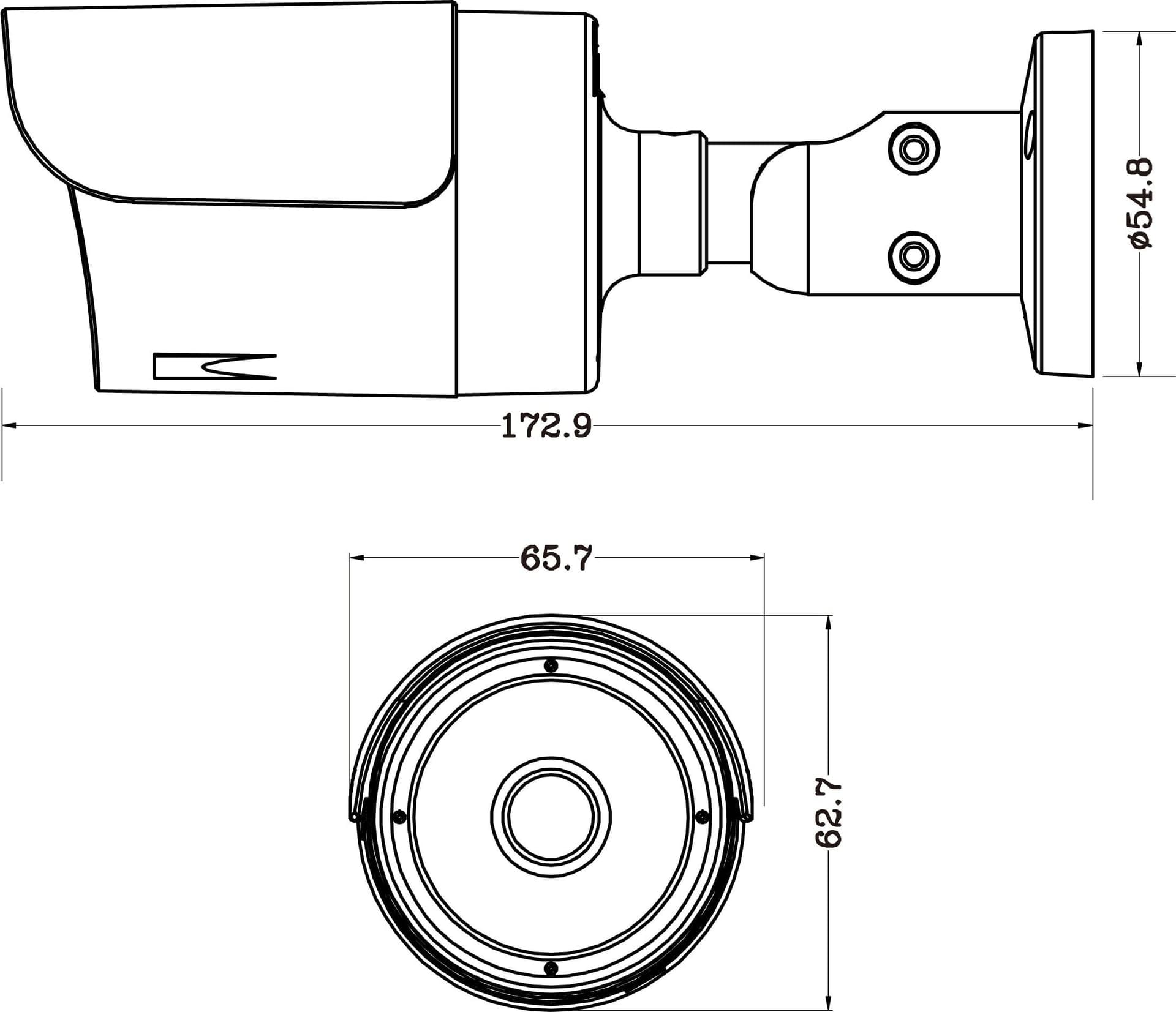 Telecamera CCTV Bullet IR 5MP 4 in 1 IP67, DGC5104AF - 6