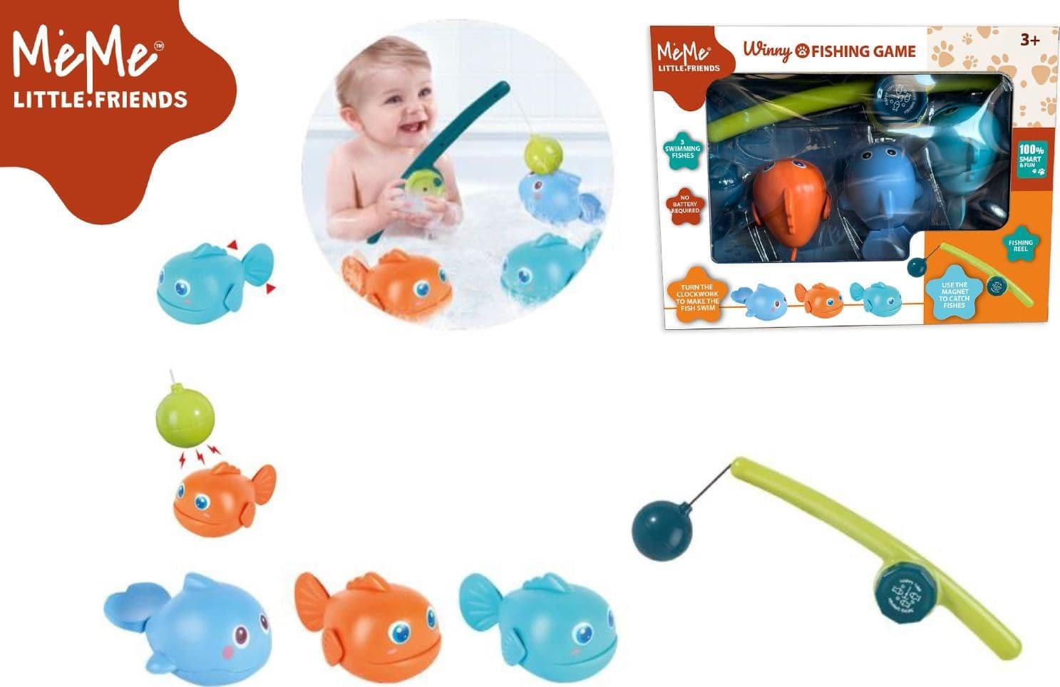 Little Friends Winny Fishing Game Magnetico