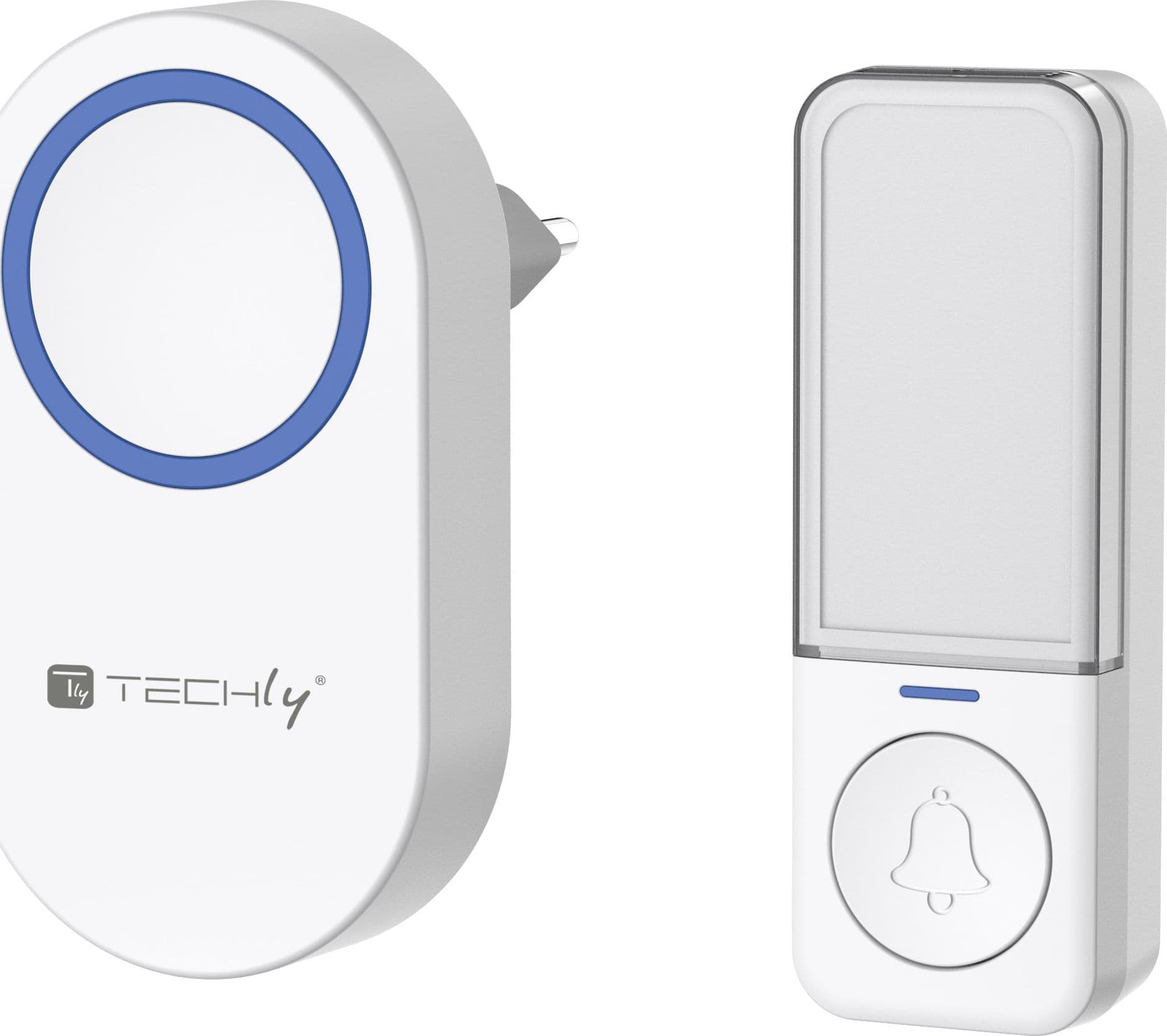 Kit Campanello Wireless fino a 180m con Pulsante IP56 Battery Free - 17