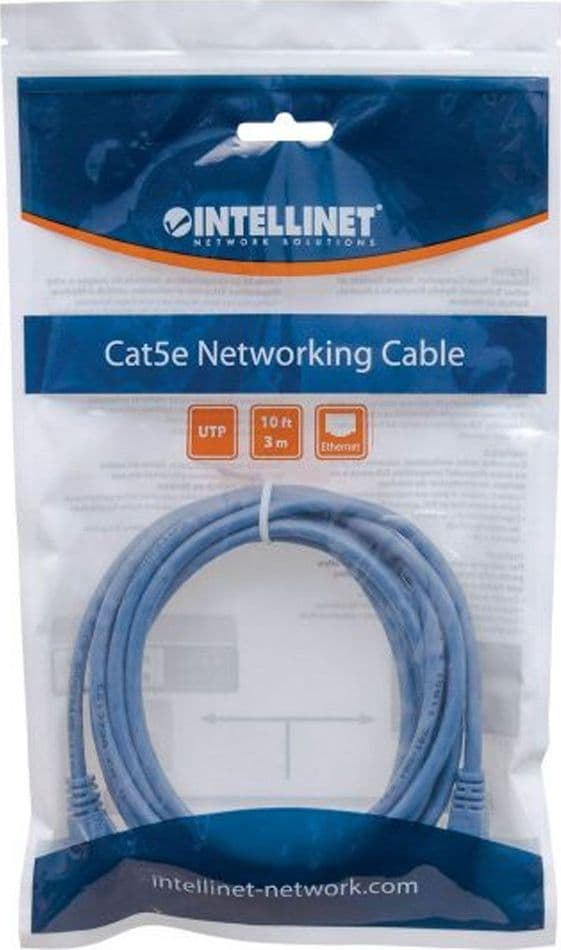 Cavo di rete Patch in Rame Schermato Cat. 5e Blu F/UTP 10 m - 5