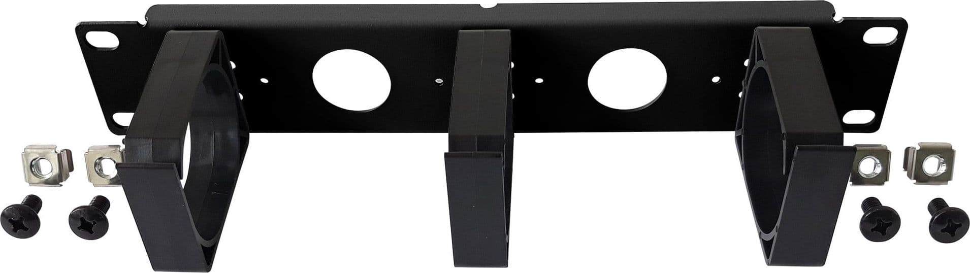 Pannello Passacavi 1U per Armadio 10'' Nero - 9