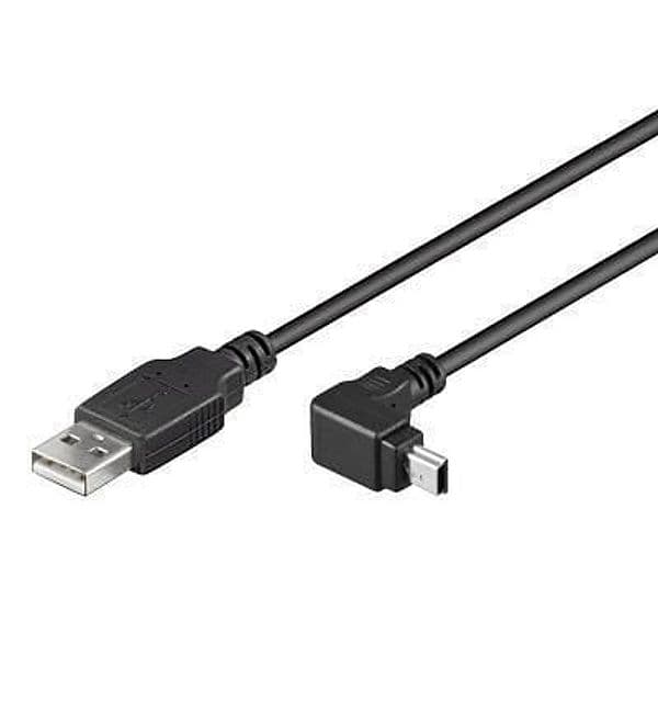 Cavo USB 2.0 A maschio/mini B maschio 90&deg 1,8 m Nero - 7