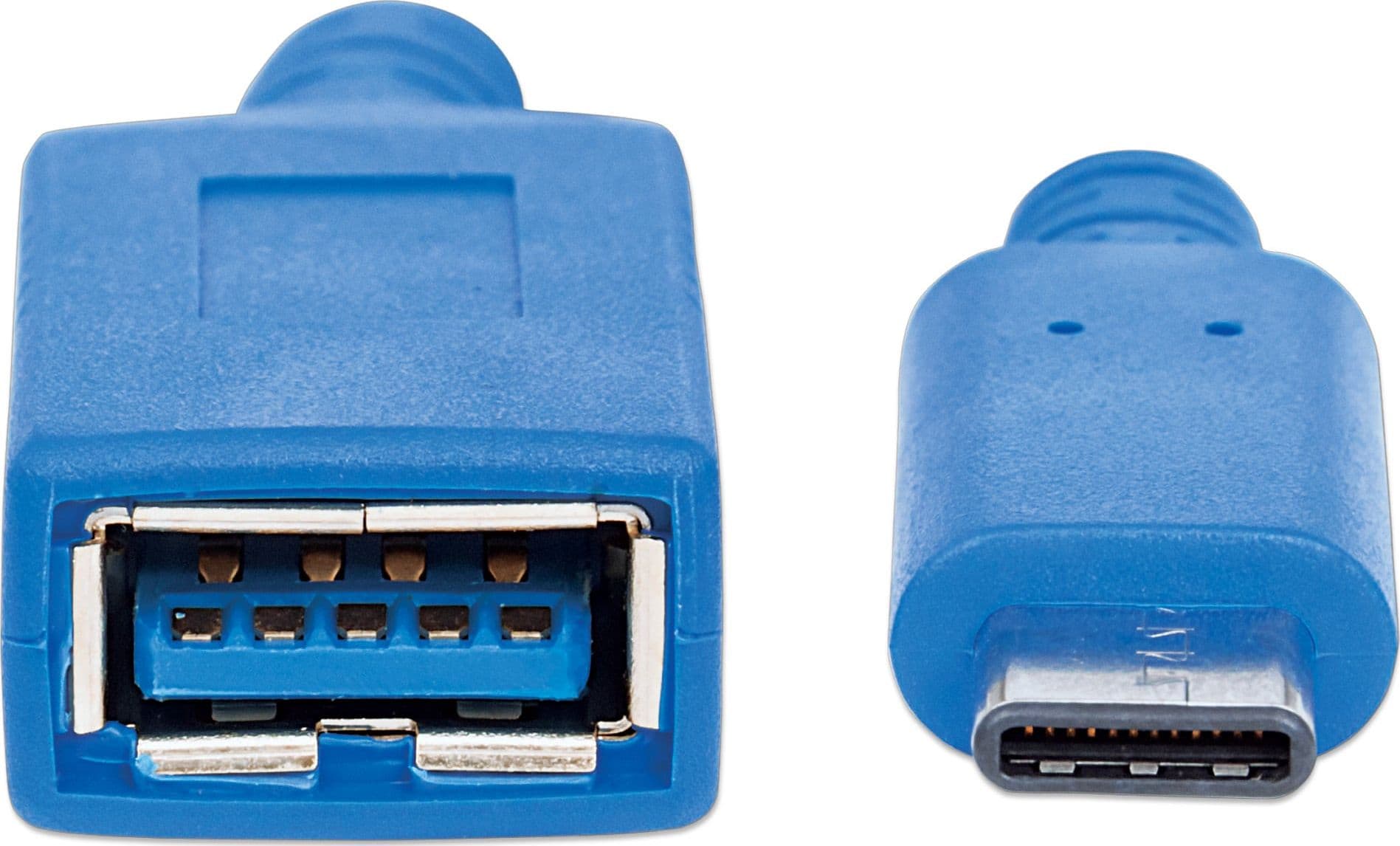 Cavo Superspeed USB A Femmina USB-C&trade Maschio 15cm Blu - 21